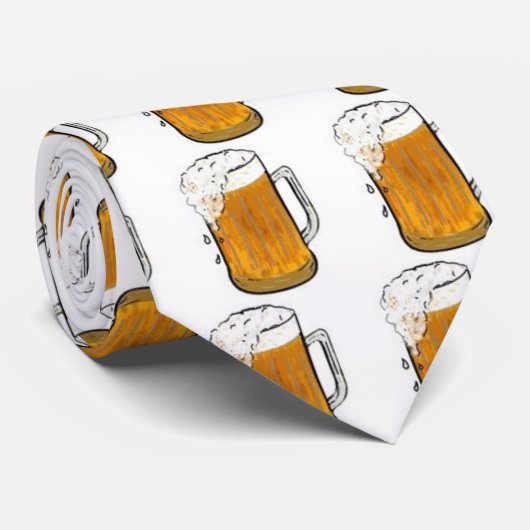 Beermug1タイ ネクタイ (ロール)