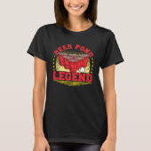 BeerPong Legend Beer Pong Tシャツ (正面)