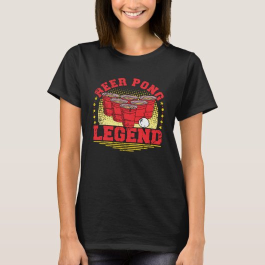BeerPong Legend Beer Pong Tシャツ (正面)