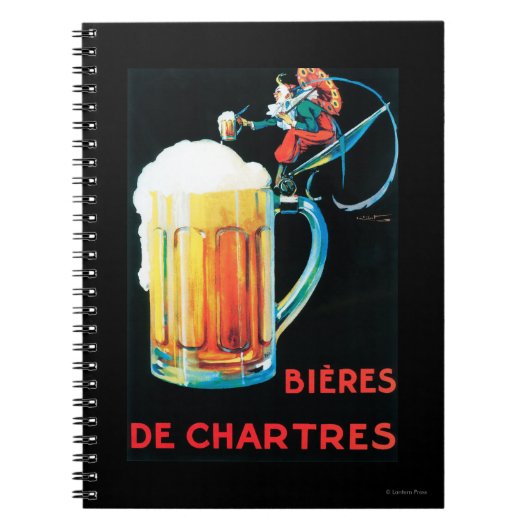 Beers of Chartresプロモーションポスター ノートブック (正面)