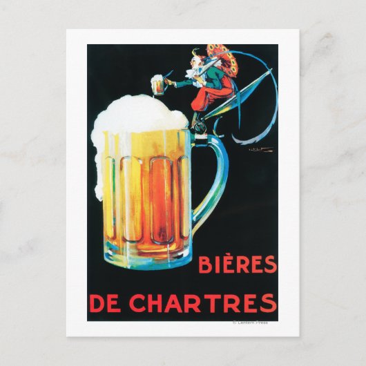 Beers of Chartresプロモーションポスター ポストカード (正面)