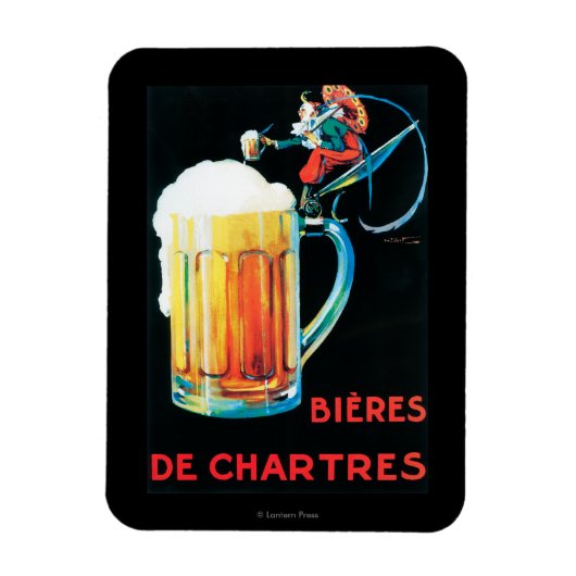 Beers of Chartresプロモーションポスター マグネット (縦)