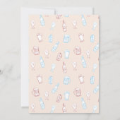 Beers Rustic Hand Drawn Whimsical Beer Birthday 招待状 (裏面)