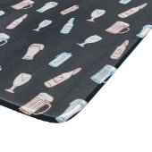 Beers Rustic Hand Drawn Whimsical Beer Man Cave カッティングボード (角)