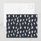 Beers Rustic Hand Drawn Whimsical Beer Party Theme ポストカード (正面/裏面)