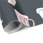 Beers Rustic Hand Drawn Whimsical Beer Party Theme ラッピングペーパー (ロールコーナー)