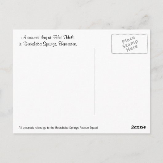 Beershebaは郵便はがきはねます ポストカード (裏面)