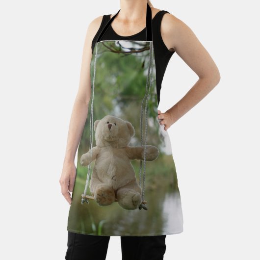 Beertje op schommel aan boom エプロン (インサイチュ)