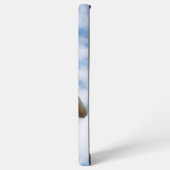 Beertje op schommel met bewolkte blauwe lucht. samsung galaxyケース (左側面)