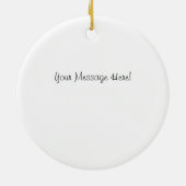 BeeryクリスマスビールPongを持って下さい セラミックオーナメント (裏面)