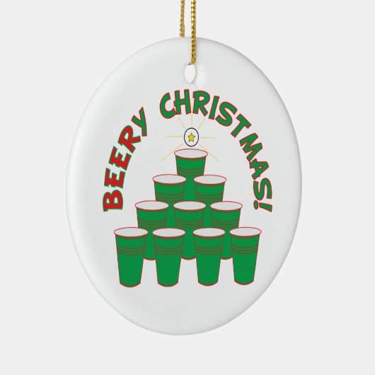 BEERyクリスマス! セラミックオーナメント (右)