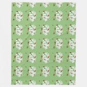 BEESとLadyBugs - Art by LeahG 救 The Bees フリースブランケット (正面)