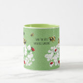 BEESとLadyBugs - Art by LeahG 救 The Bees マグカップ (中央)