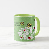 BEESとLadyBugs - Art by LeahG 救 The Bees マグカップ (正面右)