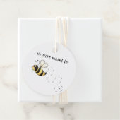 Bee'sのかわいい黄色いのまわりに結婚ー フェイバータグ (インサイチュ)