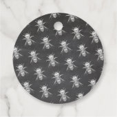 Bee'sのヴィンテージの黒板結婚 フェイバータグ (裏面)