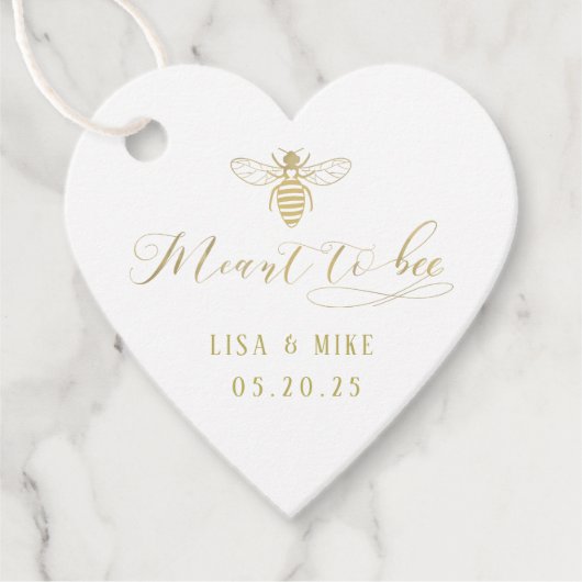 Bee'sの金結婚箔 フェイバータグ (正面)