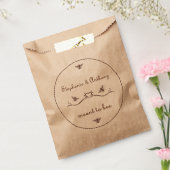 Bee's素朴の結婚略 フェイバーバッグ (封をした状態)