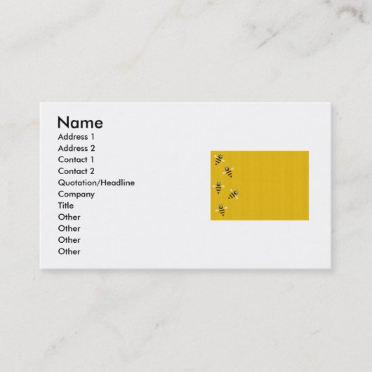 Bees 2名刺 名刺 (正面)