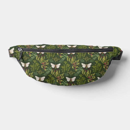 Bees and Foliage Fanny Pack ファニーパック (レイダウン)