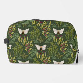 Bees and Foliage Toiletry Bag ドップキット