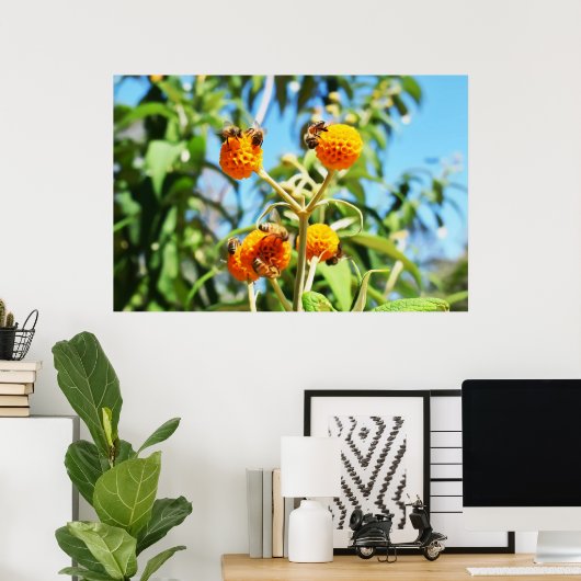 Bees at Workポスター ポスター (ホームオフィス)