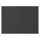 Bees – Bienen – Bee – Biene black テーブルクロス (正面(横))