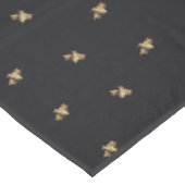 Bees – Bienen – Bee – Biene black テーブルクロス (アングル)