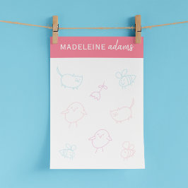 Bees & Chick & 子猫Post-it®ノート ポストイット