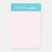 Bees & Chick & 子猫Post-it®ノート ポストイット (正面)