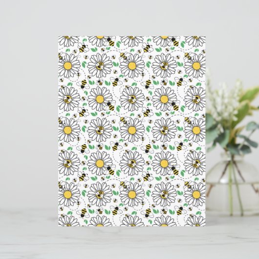 Bees & Daisies Scrapbook Paper (スタンド正面)