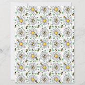 Bees & Daisies Scrapbook Paper (正面)