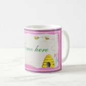 Bees in the Garden Mug コーヒーマグカップ (正面右)
