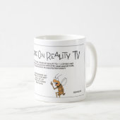 Bees on Reality TV コーヒーマグカップ (正面右)