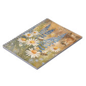 Bees on Wildflowers Notebook by PS自然デザイン ノートブック (左側)