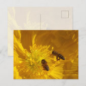 Bees Postcard ポストカード (正面/裏面)