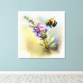 Bee's Vについて キャンバスプリント (インサイチュ (ウッドフロア))
