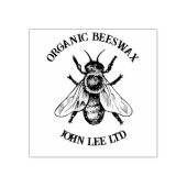 Beeswaxデザインヴィンテージリアリスティック業務カスタム ラバースタンプ (インプリント)