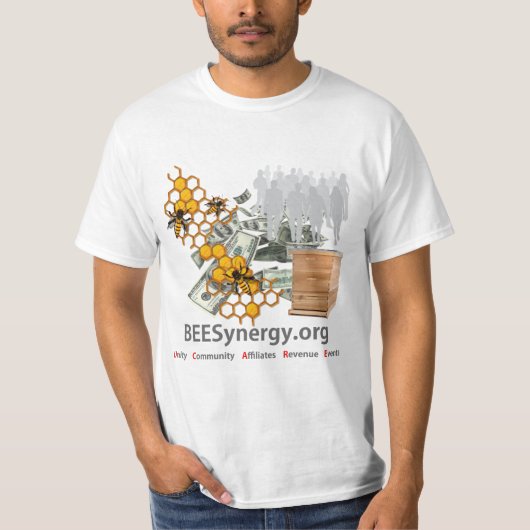 BEESynergy - Tシャツ – 男 (正面)