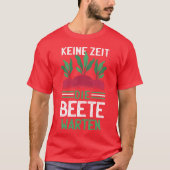 Beet German Quotehe Quote In German Noimehe retro Tシャツ (正面)