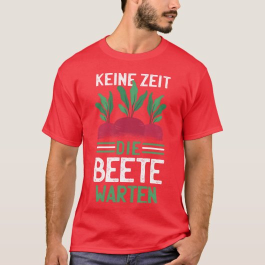 Beet German Quotehe Quote In German Noimehe retro Tシャツ (正面)
