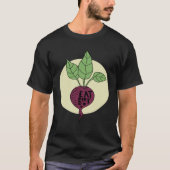Beet Vegetable Vegan Plant Based Diet Healthy Food Tシャツ (正面)