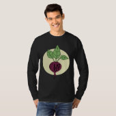 Beet Vegetable Vegan Plant Based Diet Healthy Food Tシャツ (正面フル)