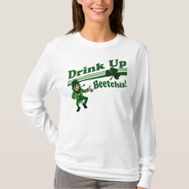 Beetchizの小妖精の上の飲み物 Tシャツ