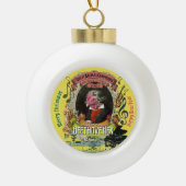 Beethovehenのベートーベンのオンドリの雌鶏 セラミックボールオーナメント (正面)