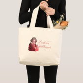 Beethoven BAEthoven Classical Composer Pun ラージトートバッグ (正面(商品))