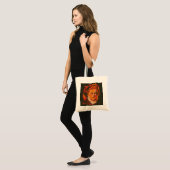 Beethoven Fire Palette Portrait Quote Tote Bag トートバッグ (正面(モデル))
