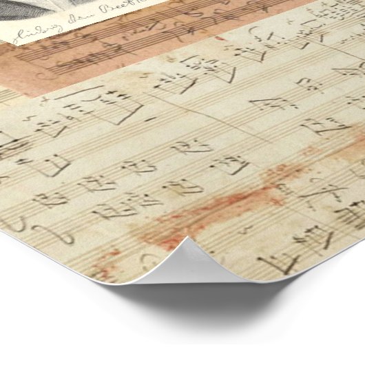Beethoven Manuscripts ポスター (角)