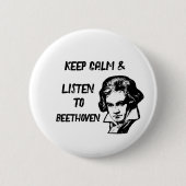 Beethoven Pin/ 缶バッジ (正面)