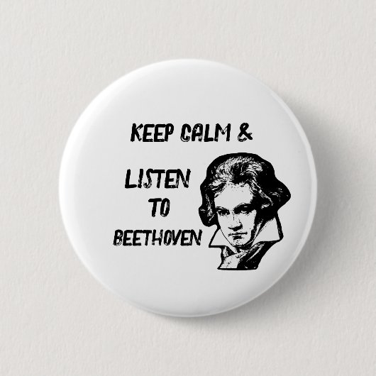Beethoven Pin/ 缶バッジ (正面)